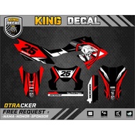 Decal DTRACKER DECAL KLX BF KLX OLD KLX S DECAL KX CUSTOME DECAL KLX BF 150L DECAL CRF 150L 18