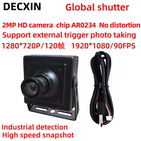 AR0234 global shutter 2 million camera 1080P/90 frame high-speed capture/industrial detection module