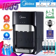 Penapis Air Midea Mild Alkaline Water Dispenser Hot Normal Cold Model: 1630 or 1635 With 4 Korea Hah