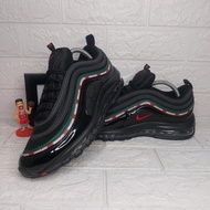 Sepatu Nike Air Max 97 Undefeated Black Size 41 Made in Vietnam Hitam