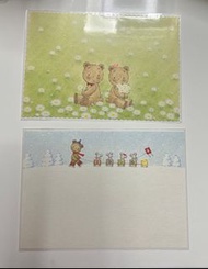 （每張）Vintage Sanrio  Mr. Bear’s dream postcard 日本 絕版 夢想的小熊 Mbd 作夢熊 啡熊 明信片 賀年卡 祝賀卡