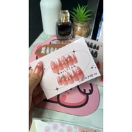 Nailyish [pink Blush 3D] press on nails