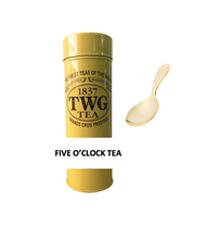 TWG Tea Five O'Clock Ceylon Black Tea Tin Gold Plated Spoon 100g Loose Leaves