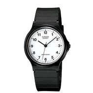 Clara Eden CASIO Original MQ24-7B Jam Tangan Pria Wanita Analog Jam Tangan Unisex Analog Karet Putih