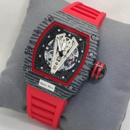 Jam tangan pria Fashion Sporty RM ET1350 Chrono variasi tanggal aktif Free Headset box dan baterai c
