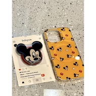 Ins Cartoon Full Screen Mickey Magnetic Stand Compatible with iPhone16 Phone Case 15/14promax Female