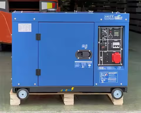 Gold Seller Small 6KVA 8KW 9KVA 10KVA Single 3 Phase Soundproof AC DC Alternator Generator Set Elect