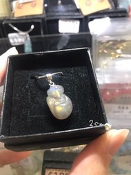 草莓晶吊墜 草莓石 草莓晶 水晶 狐狸草莓晶 草莓晶狐精 狐狸石 頸鏈 鏈 necklace