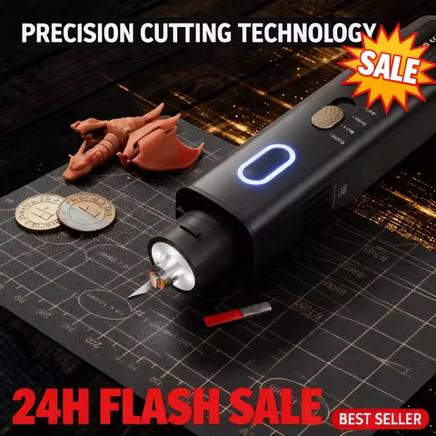 JAKEMY JM-Y10 Pro: 2-in-1 High-Power Ultrasonic Cutter & Engraver – Industrial-Grade for Cardboard, 