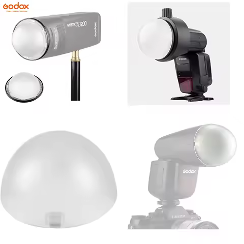 Godox AK-R11 Dome Diffuser Flash diffusion ball For Godox AK-R1 Kit Mini Photography Replacement Par