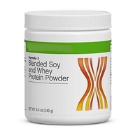 “Ready Stock” HBL F3 FORMULA 3 Blended Soy and Whey Protein Powder 240g