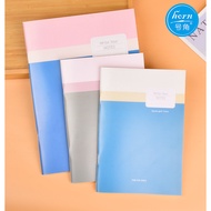 Horn horn Colorful PP Notebook 9mm Wide Grid Notes Large Grid Large Grid Composition Notebook Pure G