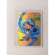 MONSTA GLAXY CARD KAD BOBOIBOY PEK CYCLONE FURY "*S* BOBOIBOY BELIUNG" WITH SLEEVE