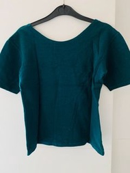 深墨綠色針織衫