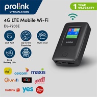 [25hr operation]Prolink 4G LTE Portable Mobile MiFi | Support Hotspot Unlimited Data | Support 5G Si