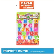 Magnetic Letter Number/Number magnet/Alphabet maghnet/Fridge magnet