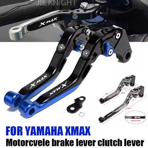 For YAMAHA XMAX 300/250/125/400 2023-Present Parking Brake Lever Set Folding Handle Levers with Park