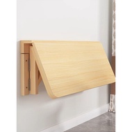 Double Support Continuous Wall Table Wall-Hanging Table Wall-Hanging Folding Table Solid Wood Wall-H