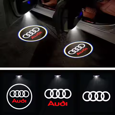 Led Car Door Welcome Light Audi A4 A8 Q3 Q5 Q7 B5 B6 B7 B8 B9 A1 A3 8V 8P 8L A6 C5 C6 C7 ticker Quat