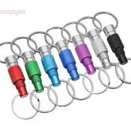 【CRAZYSPE】360° Rotation Keychain Functional And Practical Attach To Bags Metal Keychain