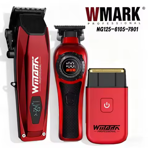 New Professional WMARK NG-125 HT-6105 NG-7901 Electric Hair Clipper Set Gradient for Men Oil Head Ha