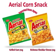 YBC Aerial thick cheddar taste cheese snack, grilled corn flavor 65g