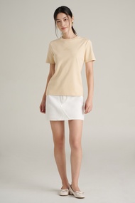 Mc JEANS เสื้อยืด Premium Basic เสื้อแขนสั้นผู้หญิง คอกลม MTTZA13