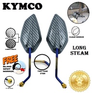 KYMCO krv 175-180 | Motorcycle Side Mirror Long Steam 2 Tone Carbon Design Accessories | COD