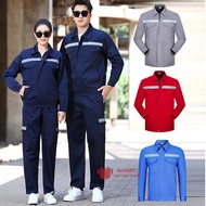【READY STOCK】PPE Baju Safety Jacket Long Sleeve Men Women Protectionclothing Labor Reflector Factory