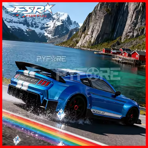 FSR MODEL GT 1/7 6S 4WD Brushless RC Car 100km/h 2.4GHz Drift Flat Racing Vehicle for Adults Kids