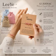 Leeye Zodiac Bracelet Crystal HealingTaurus – Luxurious, Minimalist, and Full of Meaning