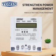 TOMZN DDS238 BD 5-100A 220/230V 50/60Hz Single phase Din rail KWH Watt hour LCD Bi-directional rever