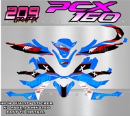 Honda Pcx decals sticker Laminated