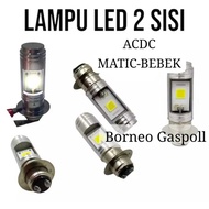 MATA Led Bulb H6 Cob 2 Eyes LED Ac Dd