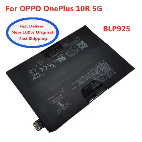 Original BLP925 Phone Battery 5000mAh For OnePlus Nord 3 CPH2493 / 1+ 10R