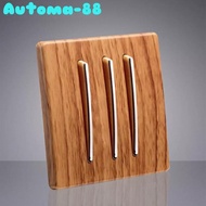 Home hotel wall switch 3 gang 2 way wood motif not schneider BEST