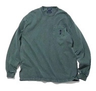 NAUTICA JP Pigment Dyed 'Too Heavy' Jersey Pocket L/S Tee 日系重磅水洗口袋長袖圓領上衣（香港發貨）