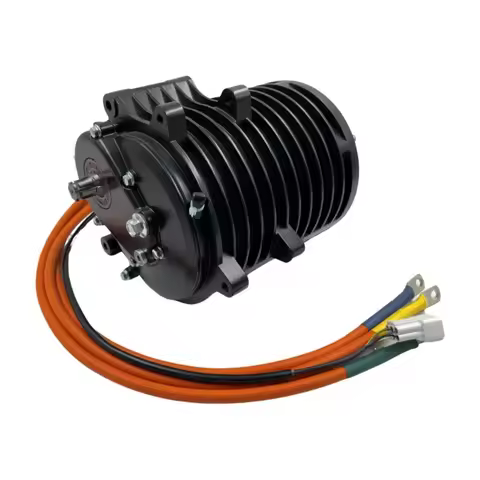QSMOTOR J138A 70H V3 3000W PMSM Mid-Drive Motor With Internal Gears For Electric Motorcycle Moped Di