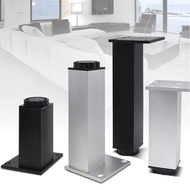 MKR Square Aluminum Sofa Leg Adjustable Furniture Leg for Furniture Heightening Sofa Coffee Desk Kit