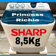 Mesin cuci Sharp 8kg ES-T85CR
