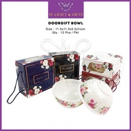 12pcs/pkt Doorgift Bowl With Handle | Mangkuk Kahwin Cendol Nasi Wedding Souvenir | JV 447