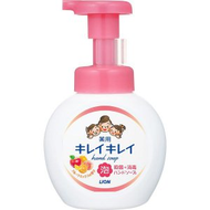 獅王 - Kirei潔麗兒抗菌泡沫洗手液250ml 果香 【平行進口】不同版本隨機發