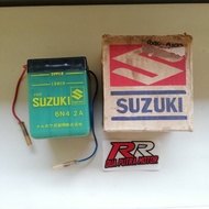 aki acu gs 6N4 6 volt win c70 c700 yamaha v75 v80 rxk rxs rx king yt115 dt100 ls3 ls2 l2g yb100 rx10