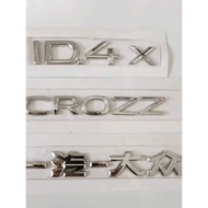 Suitable for First Car Volkswagen ID4 Car Logo Rear Letter Logo CROZZ Logo Trunk Logo ID4X Tailgate 