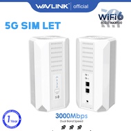 เราเตอร์ AX3000 5G NR CPEเครื่องปล่อยสัญญาณรวม Dual-Band Wi-Fi 6พร้อมซิมช่องเสียบบัตรนาโนรองรับ SA/N
