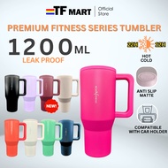 SUNDAYEROO 40oz Flip Straw Leak Proof Tumbler Tahan Sejuk 24jam Bottle 304 Stainless Steel Tumbler w