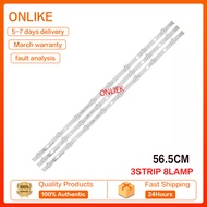 แบล็คไลท์ TVโตชิบา รุ่น29P1300VT( 3เส้น 8 ดวง)สินค้าใหม่หลังอลูมีเนียม