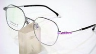 【angela精品眼鏡】☆簡約純鈦金屬加寬時尚鏡架8109*銀~純鈦TITANIUM IP