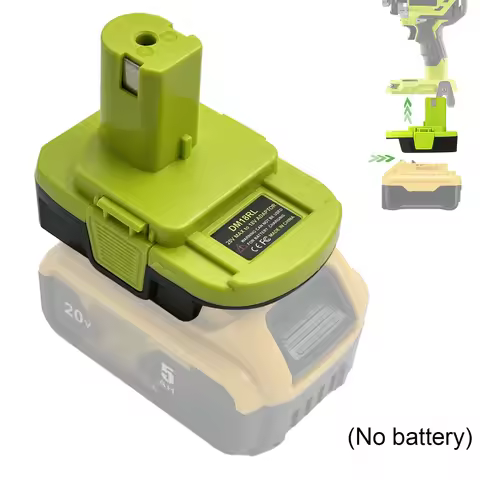 DM18RL Battery Adapter for DeWalt 20V&for Milwaukee18V Battery, Converter to for Ryobi 18V Lithium B