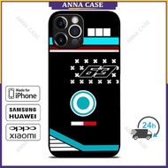 F1 M Benz Russell GR63 Phone Case for iPhone 17 Pro Max / 15 Pro Max / 14 Pro Max / Samsung Galaxy S